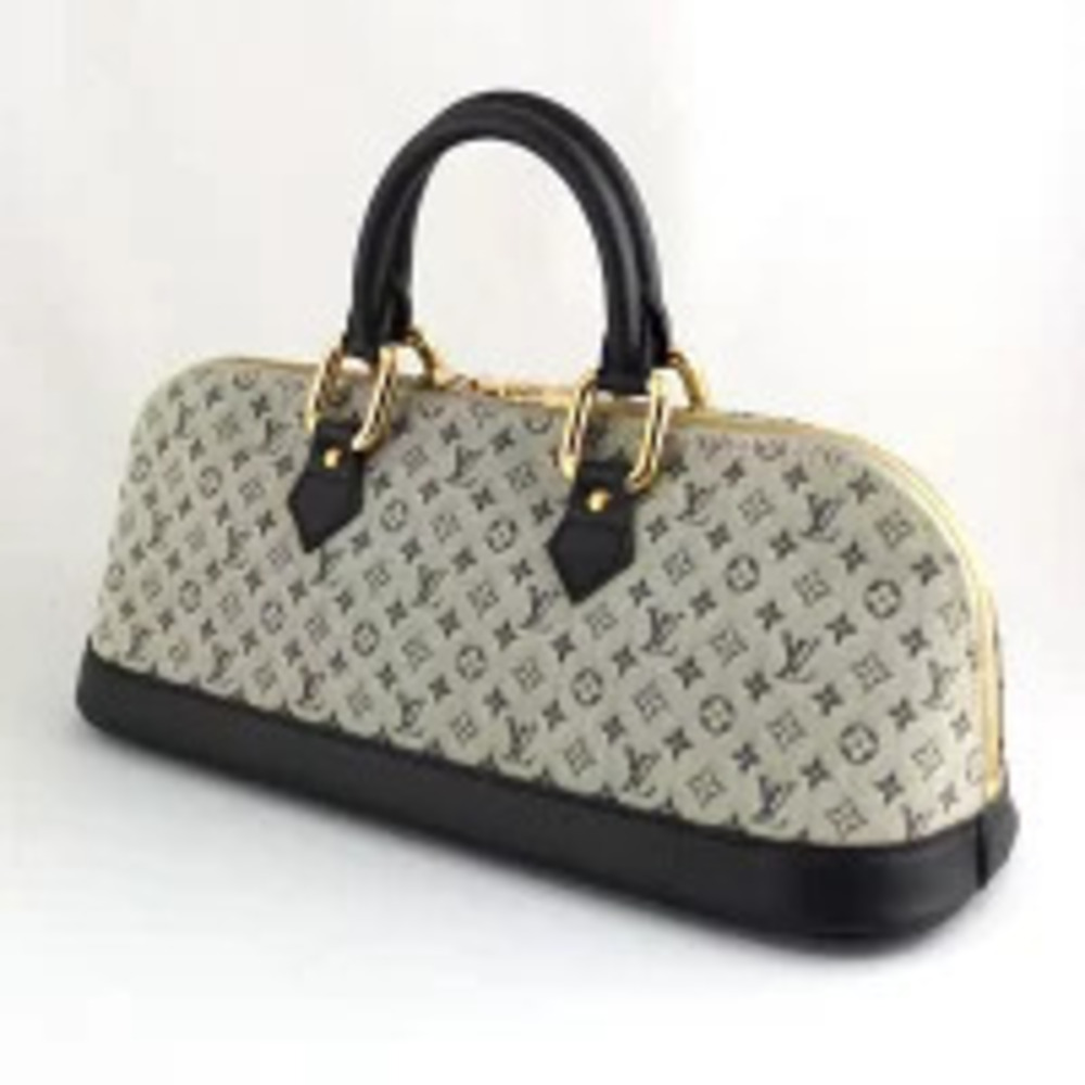 Louis Vuitton Monogram Alma Long Blue Handbag